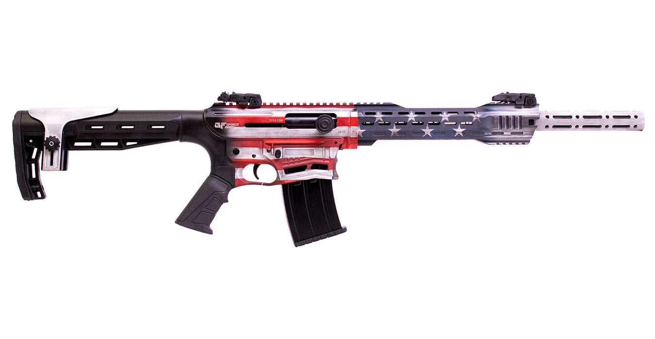 GForce GF25 12 Gauge AR-12 Shotgun with American Flag Finish 1 17